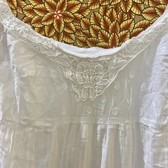 White Shoulder Strap Dress. Size - S - Picture 5 of 12